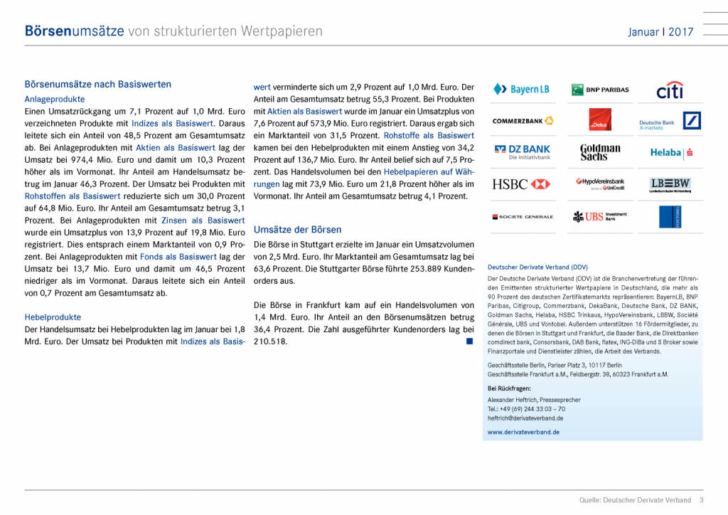 Zertifikatemarkt Deutschland: Umsatzanstieg zum Jahresstart, Seite 3/9, komplettes Dokument unter http://boerse-social.com/static/uploads/file_2103_zertifikatemarkt_deutschland_umsatzanstieg_zum_jahresstart.pdf (09.02.2017) 