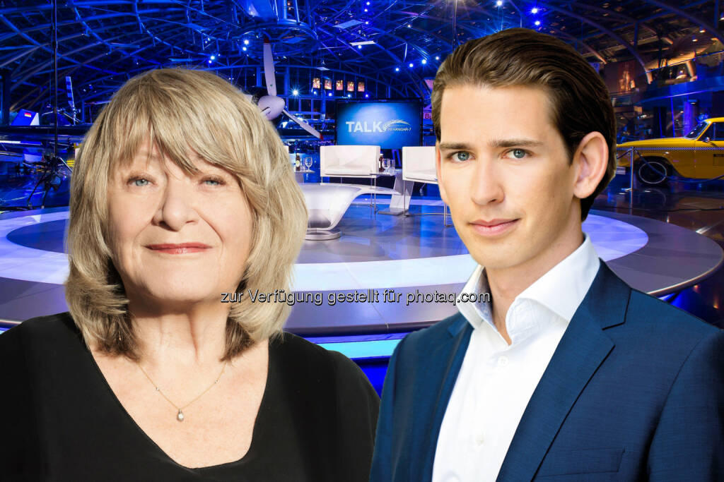 Alice Schwarzer und Sebastian Kurz sind morgen zu Gast beim Talk im Hangar-7 - ServusTV: Kopftuchverbot: ja/nein? (Fotocredit: ServusTV / Flitner / ÖVP / Matern), © Aussendung (15.02.2017) 