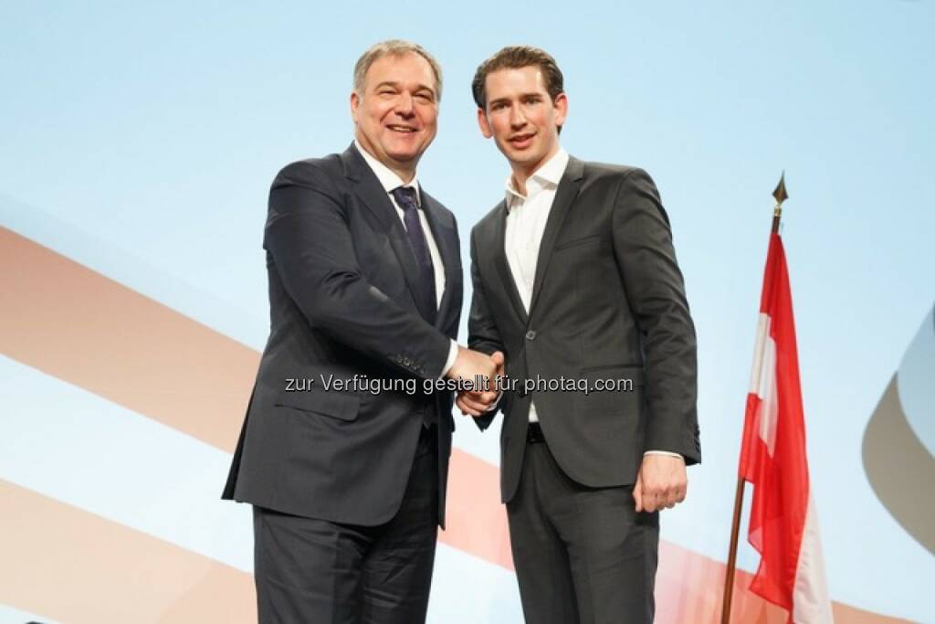 Walter Ruck und Sebastian Kurz (Fotocredit: Florian Wieser), © Aussender (16.02.2017) 