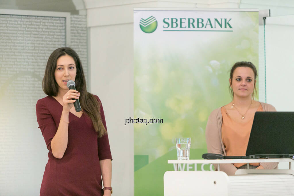 Linda Michalech (Sberbank), Anja Soffa (Sberbank), © Martina Draper/photaq (16.02.2017) 