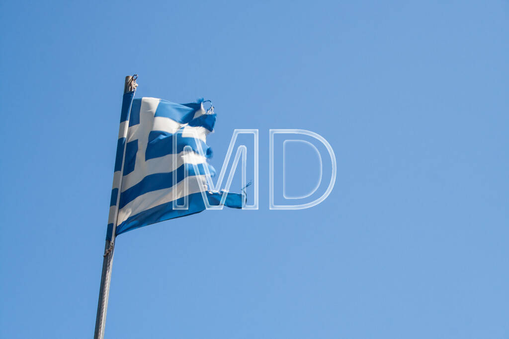 griechische Flagge, © Martina Draper (12.05.2013) 