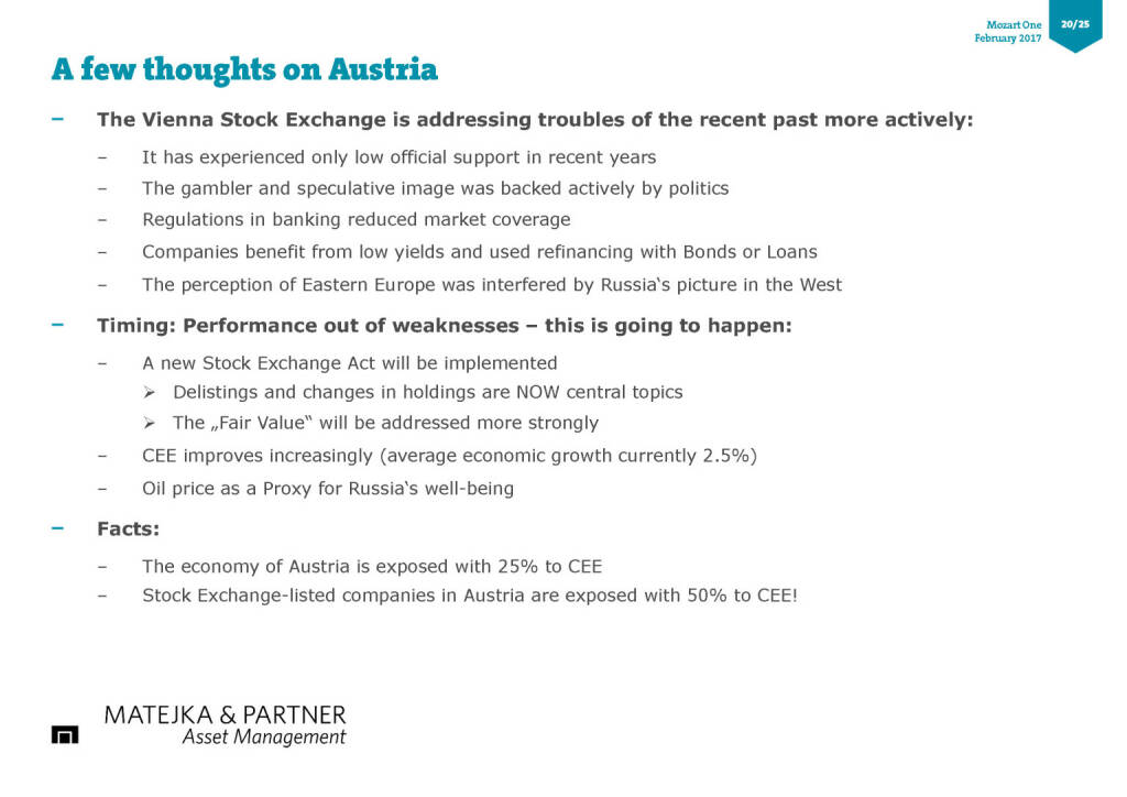A few thoughts on Austria (17.02.2017) 