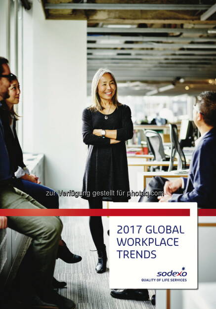 Sodexo Services GmbH: Sodexo präsentiert Trends, die 2017 die globale Arbeitswelt prägen (Fotocredit: obs/Sodexo Services GmbH), © Aussender (21.02.2017) 