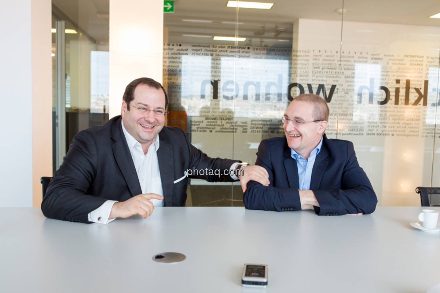 Daniel Riedl (CEO Buwog), Andreas Segal (CFO Buwog)