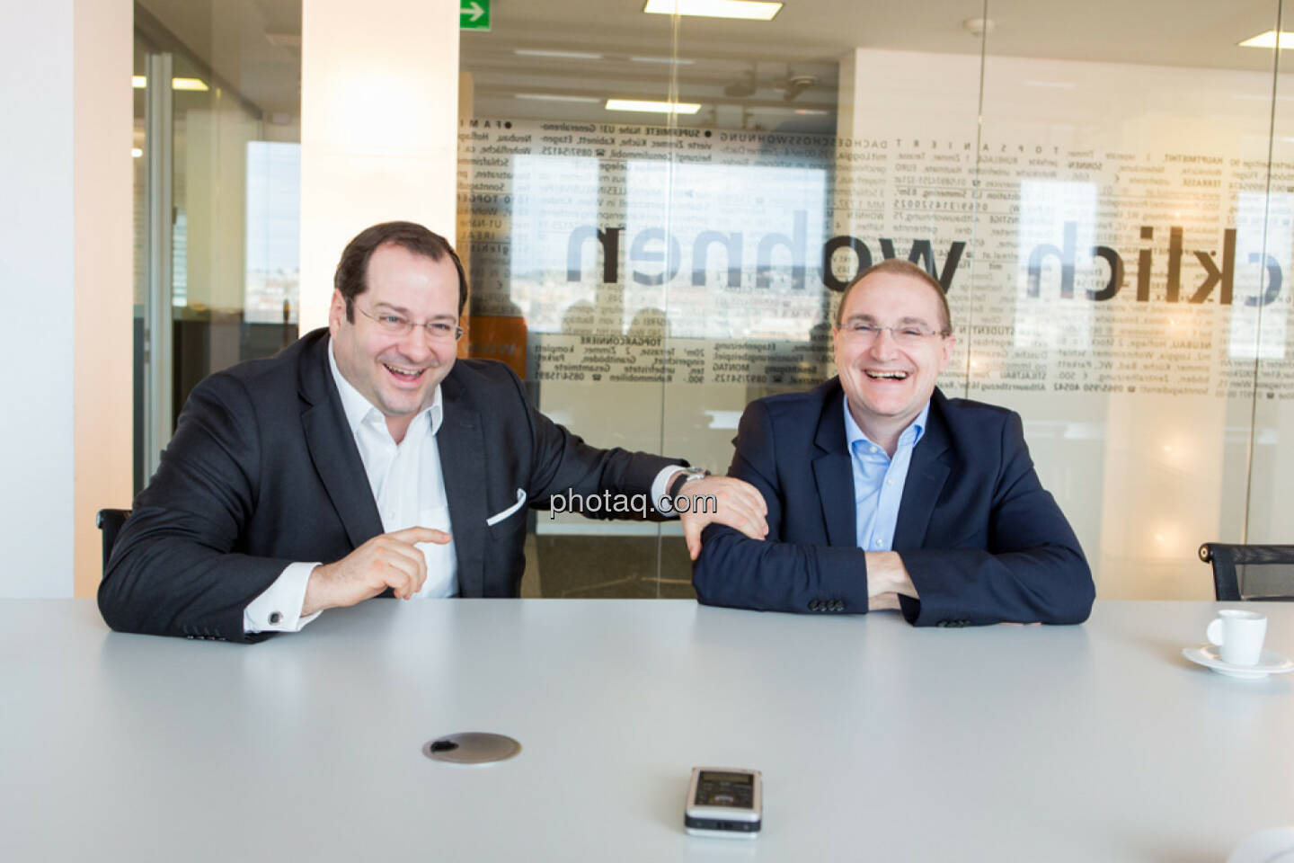 Daniel Riedl (CEO Buwog), Andreas Segal (CFO Buwog)