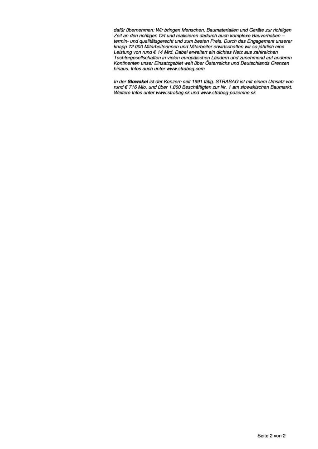 Strabag bereitet slowakischen Industriepark Nitra f&uuml;r 96 Mio. Euro auf, Seite 2/2, komplettes Dokument unter http://boerse-social.com/static/uploads/file_2128_strabag_bereitet_slowakischen_industriepark_nitra_fur_96_mio_euro_auf.pdf
