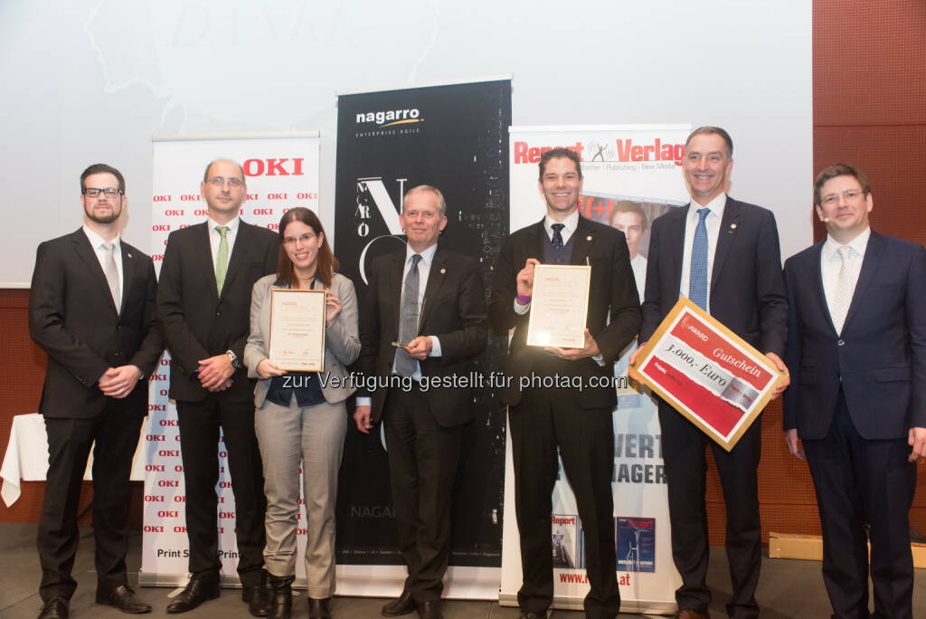 Philipp Haubner, Gernot Silvestri, Katharina Stepan, Martin Schneider, Christian Gesek, Richard Schmid, Martin Szelgrad - Bundesrechenzentrum GmbH: Justiz 3.0 - Kategoriesieger beim eAward 2017 (Fotocredit: Report Verlag), © Aussendung (27.02.2017) 