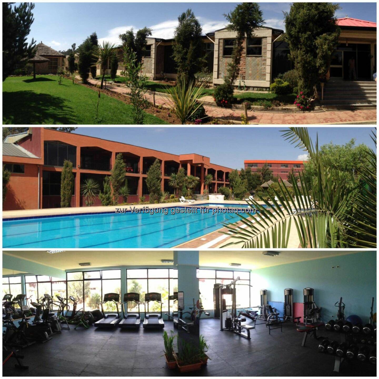 Hotelanlage, Pool, Gym