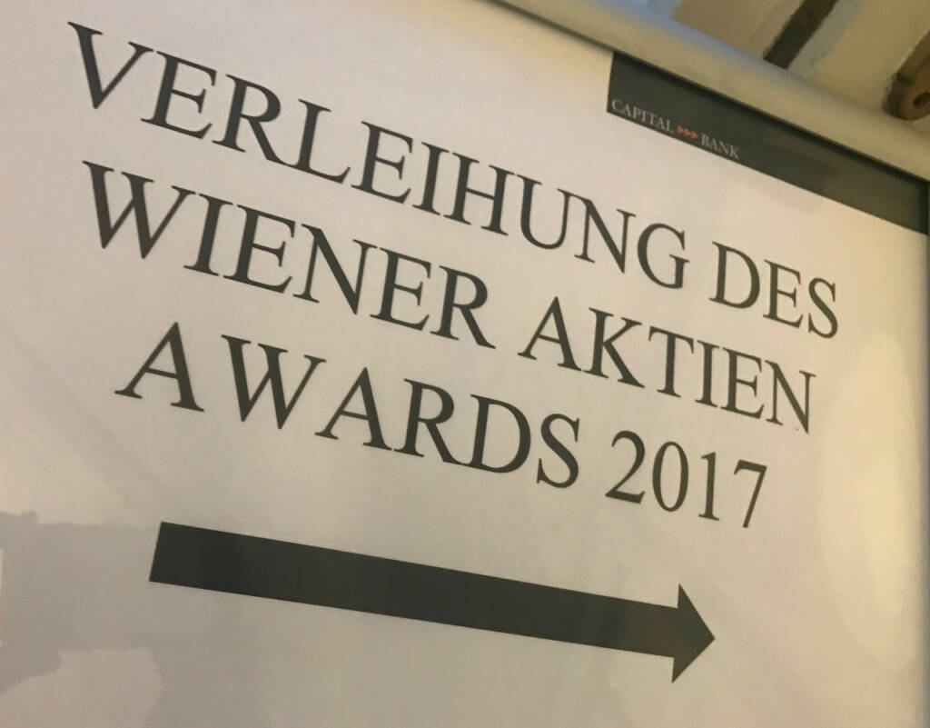 Wiener Aktien Award 2017 in der Capital Bank (09.03.2017)