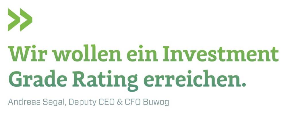 Wir wollen ein Investment Grade Rating erreichen. Andreas Segal, Deputy CEO & CFO Buwog, © photaq.com/Börse Social Magazine (12.03.2017) 