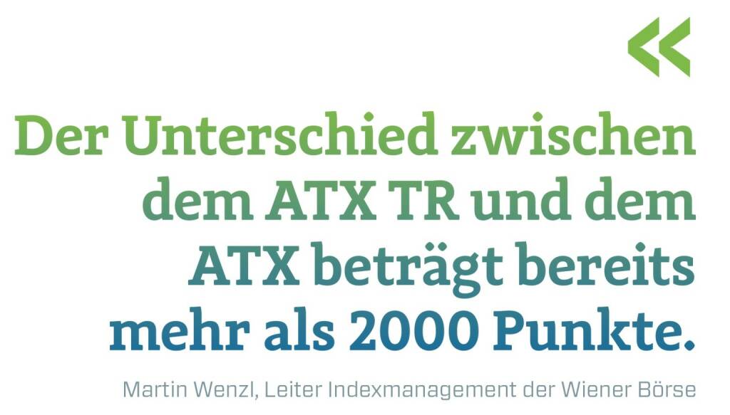 Der Unterschied zwischen dem ATX TR und dem ATX beträgt bereits mehr als 2000 Punkte. Martin Wenzl, Leiter Indexmanagement der Wiener Börse, © photaq.com/Börse Social Magazine (12.03.2017) 