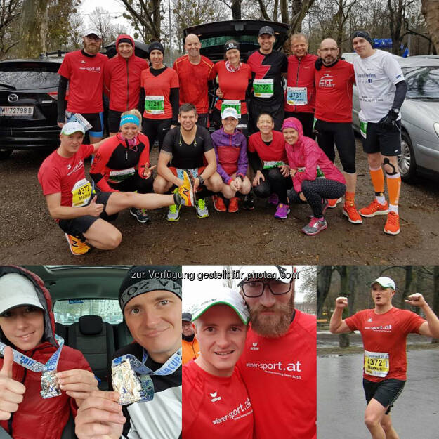 Markus Steinacher mit dem Wemove Running Team (19.03.2017) 