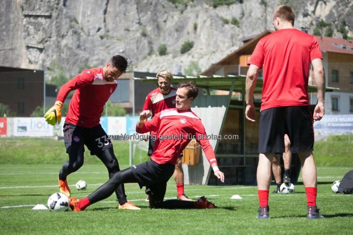 Ferienregion TirolWest: Die Roten Teufel trainieren im Sommer wieder in Zams! (Fotocredit: 1. FC Kaiserslautern)