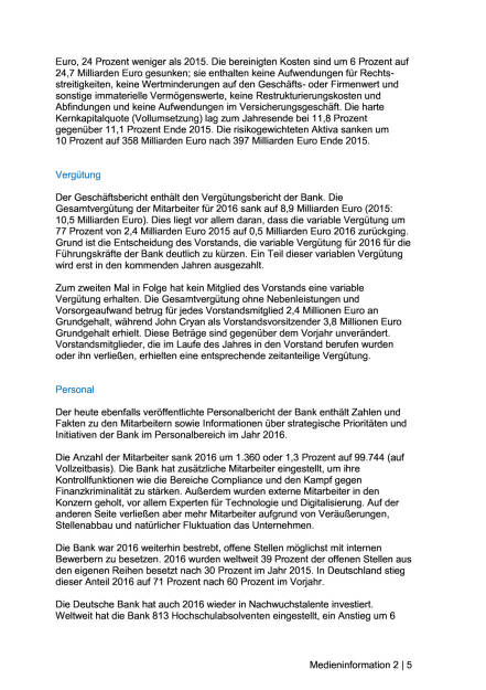 Deutsche Bank veröffentlicht Geschäftsbericht 2016, Seite 2/5, komplettes Dokument unter http://boerse-social.com/static/uploads/file_2167_deutsche_bank_veroffentlicht_geschaftsbericht_2016.pdf (20.03.2017) 