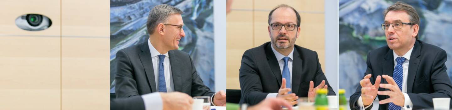 Robert Ottel (voestalpine, Aktienforum), Paul Severin (Erste Asset Management, ÖVFA) und Harald  Hagenauer (Österreichische Post, CIRA)