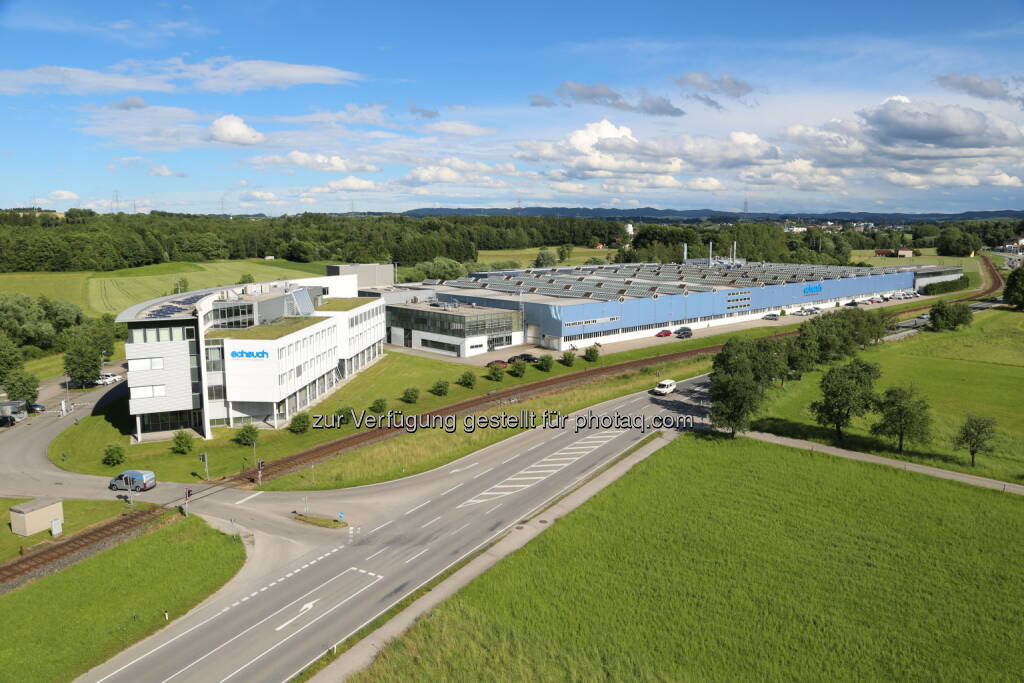 Das Headquater der Scheuch Gruppe in Aurolzmünster/Oberösterreich. - Scheuch GmbH: Scheuch überschreitet Rekordmarke bei Auftragseingang (Fotocredit: Scheuch GmbH), © Aussendung (29.03.2017) 