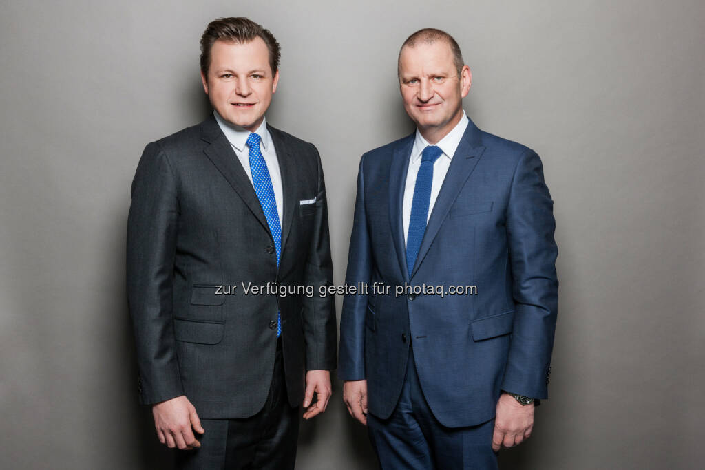 Die RMA-Vorstände Georg Doppelhofer und Gerhard Fontan - Regionalmedien Austria AG: RMA stabil an der Spitze* der Media-Analyse (Fotograf: Stefan Gergely / Fotocredit: RMA), © Aussender (30.03.2017) 