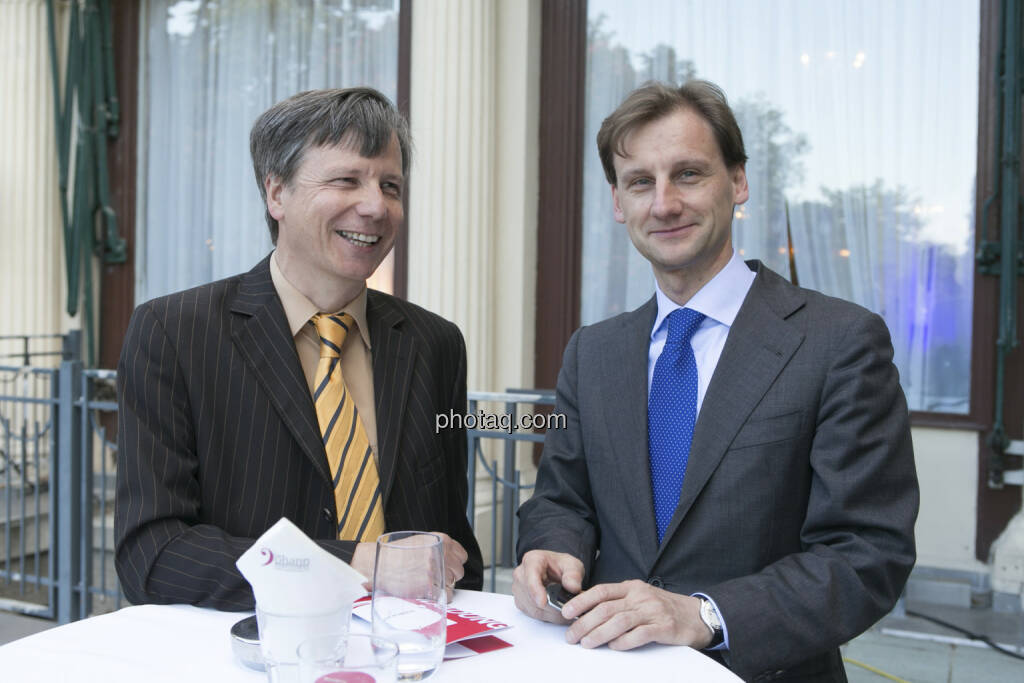 Heinrich Traumüller (BMF), Jürgen Krieger (Nomura), © finanzmarktfoto/Martina Draper (15.05.2013) 