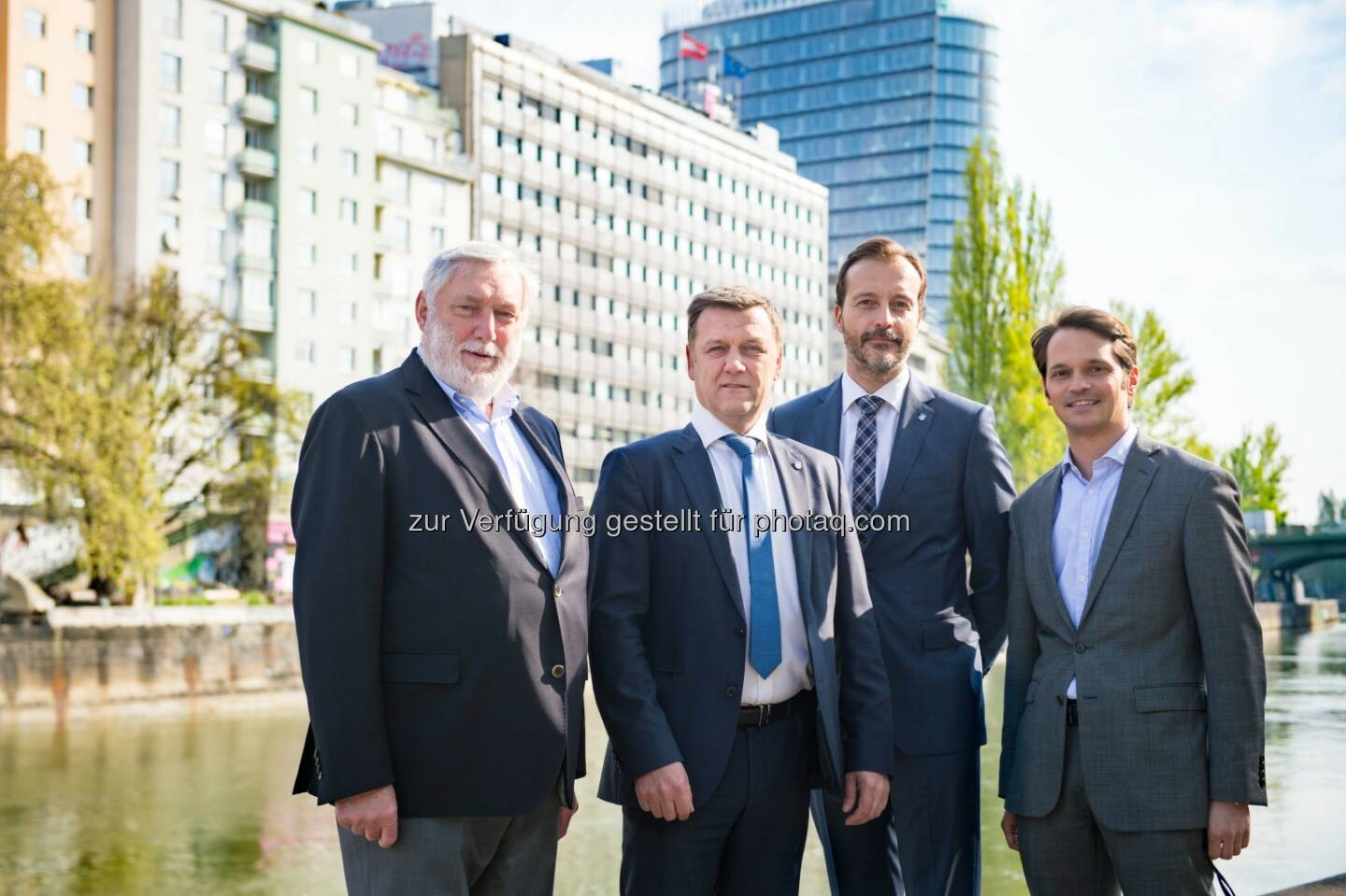 ranz Fischler (Präsident Europäisches Forum Alpbach), Robert Körbler (CEO Philips Austria), Holger Pöchhacker (GF Personal Health Philips Austria), Philippe Narval (GF Europäisches Forum Alpbach - Philips Austria GmbH: Philips Austria ist Hauptpartner der Gesundheitsgespräche des Europäischen Forum Alpbachs 2017 (Fotograf: Daniel Novotny / Fotocredit: Europäisches Forum Alpbach)