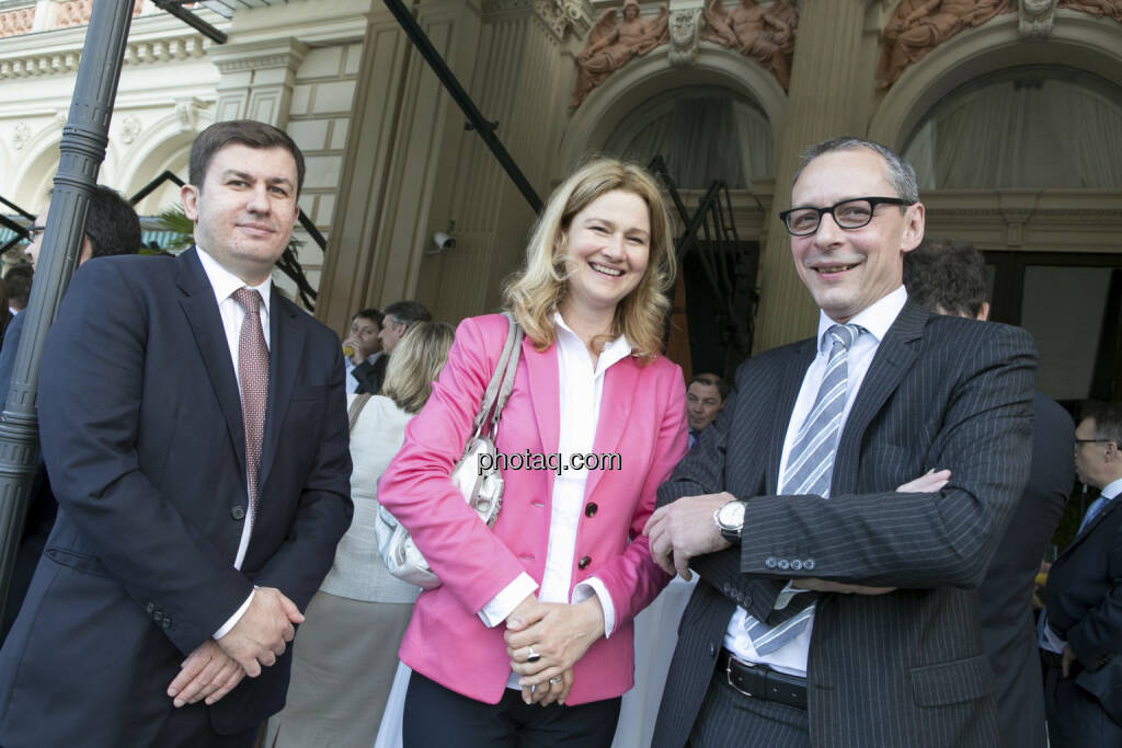 Tomislav Pasalic (RCB), Barbara Braunöck (Wienerberger), Wilhelm Celeda (RCB), © finanzmarktfoto/Martina Draper (15.05.2013) 