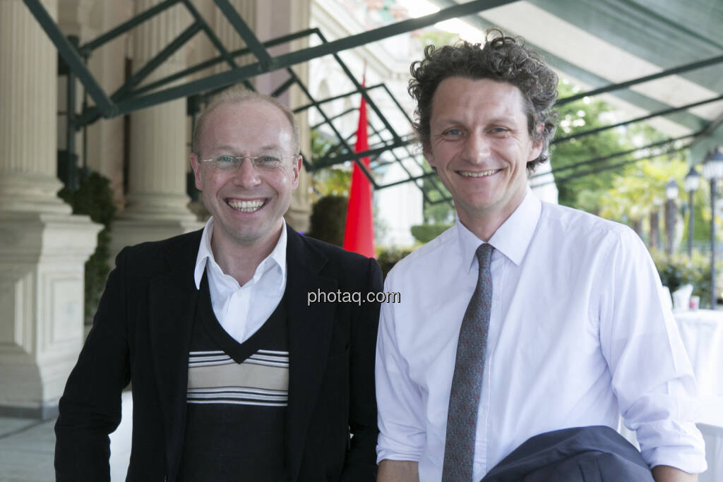 Konrad Sveceny (bwin.party), Andreas Posavac (Ipreo), © finanzmarktfoto/Martina Draper (15.05.2013) 