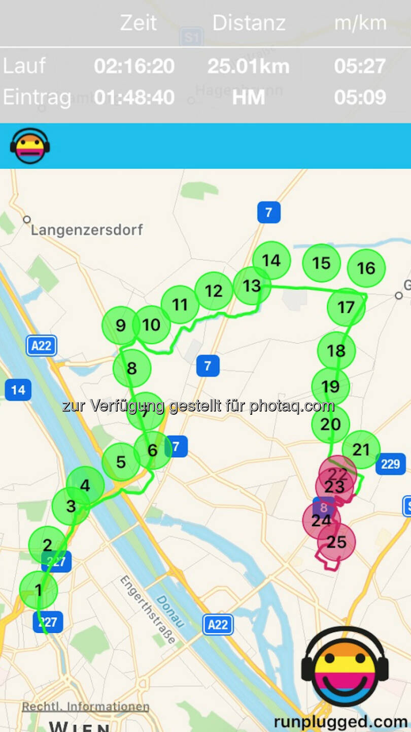 25k mit Friedhofsbesuch