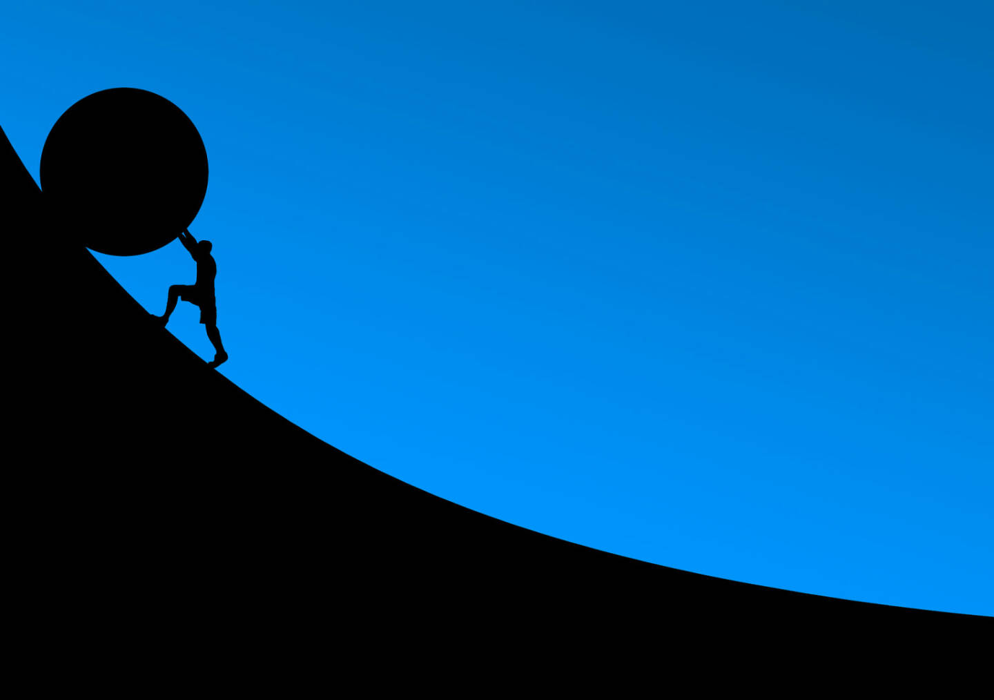 Widerstand, Gegenwind, Mühsam, Schwer, Aufgabe, Herausforderung (Bild: Pixabay/NeuPaddy https://pixabay.com/de/überwindung-stein-rollen-schieben-2127669/ )