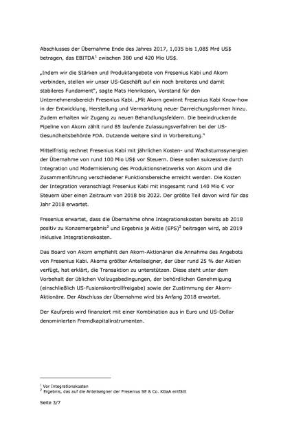 Fresenius Übernahmen, Seite 3/7, komplettes Dokument unter http://boerse-social.com/static/uploads/file_2218_fresenius_ubernahmen.pdf (24.04.2017) 
