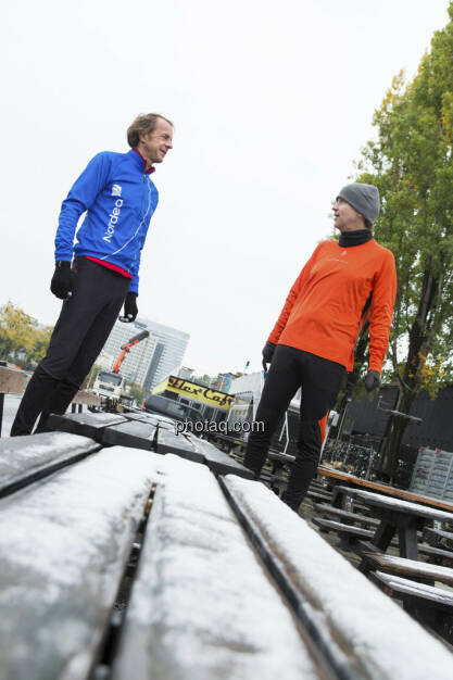 Johannes Rogy (Nordea), Christian Drastil (CD Comm.), © Martina Draper (15.12.2012) 