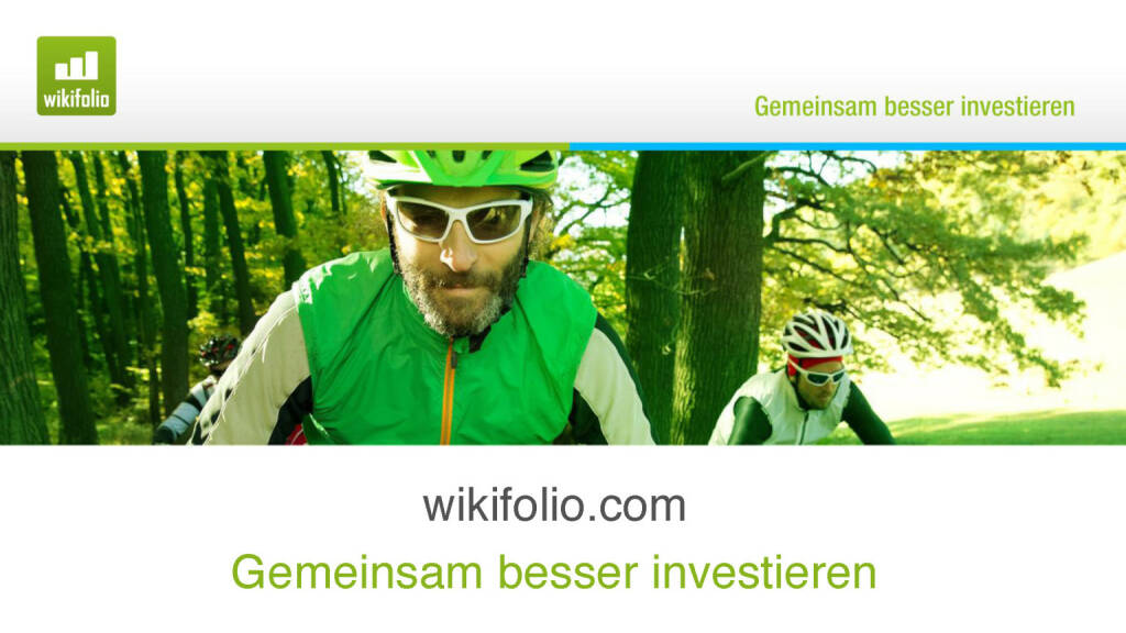 Präsentation Wikifolio - Gemeinsam besser investieren (27.04.2017) 