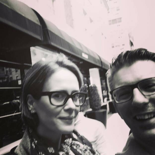 Meeting Ms. Sarah Paulson #americancrimestory #newyork #nyc #iloveny (01.05.2017) 