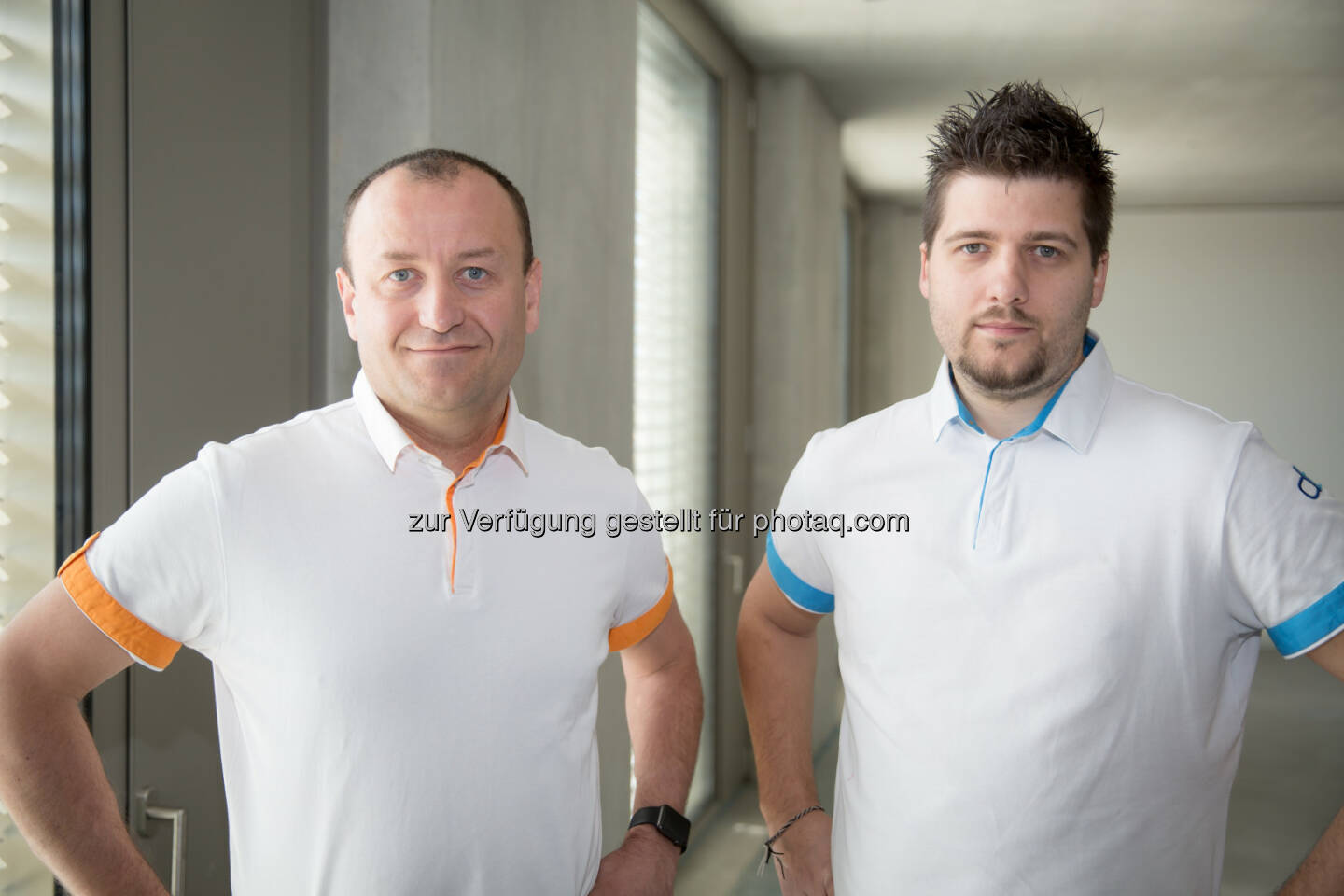 Yann Neuhaus und David Hueber - dbi services sa: dbi services verzeichnet 2016 ein Rekordjahr und ernennt David Hueber zum neuen CEO (Fotograf: Sébastien Deloy / Fotocredit:dbi services sa/SPPJ STUDIO)