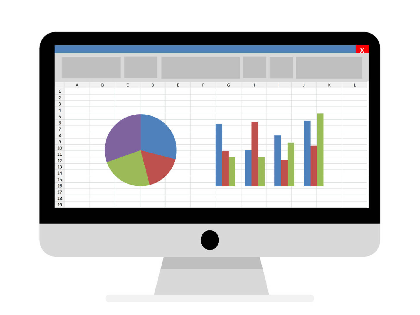 Umfrage, Chart, Statistik, Auswertung, Balken, Buchhaltung, Konto, Depot (Bild: Pixabay/Tumisu https://pixabay.com/de/buchhaltung-statistik-excel-1928237/ )   