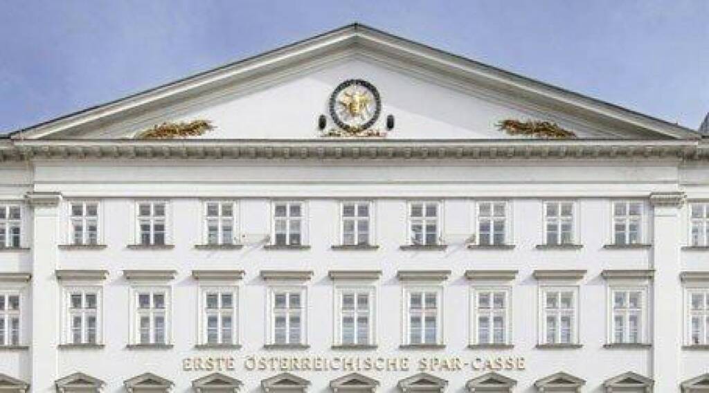 Erste Group : The bee, a symbol of economy and frugality, has been used since the foundation of the savings bank as a symbol of the bank’s motto – work, collect, multiply. To this day, it is visible on our main building. (05.05.2017) 