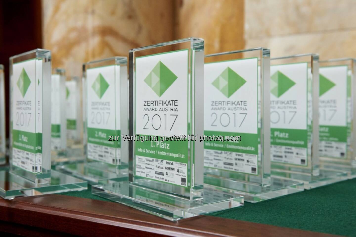 Zertifikate Award Austria 2017 (Fotocredit: Zertifikate Forum Austria)