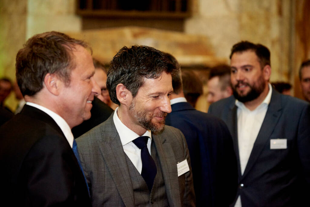 Frank Weingarts (UniCredit onemarkets), Thomas Schaufler (Erste Bank Österreich) - Zertifikate Award Austria 2017 (Fotocredit: Zertifikate Forum Austria), © Zertifikate Forum Austria (19.05.2017) 