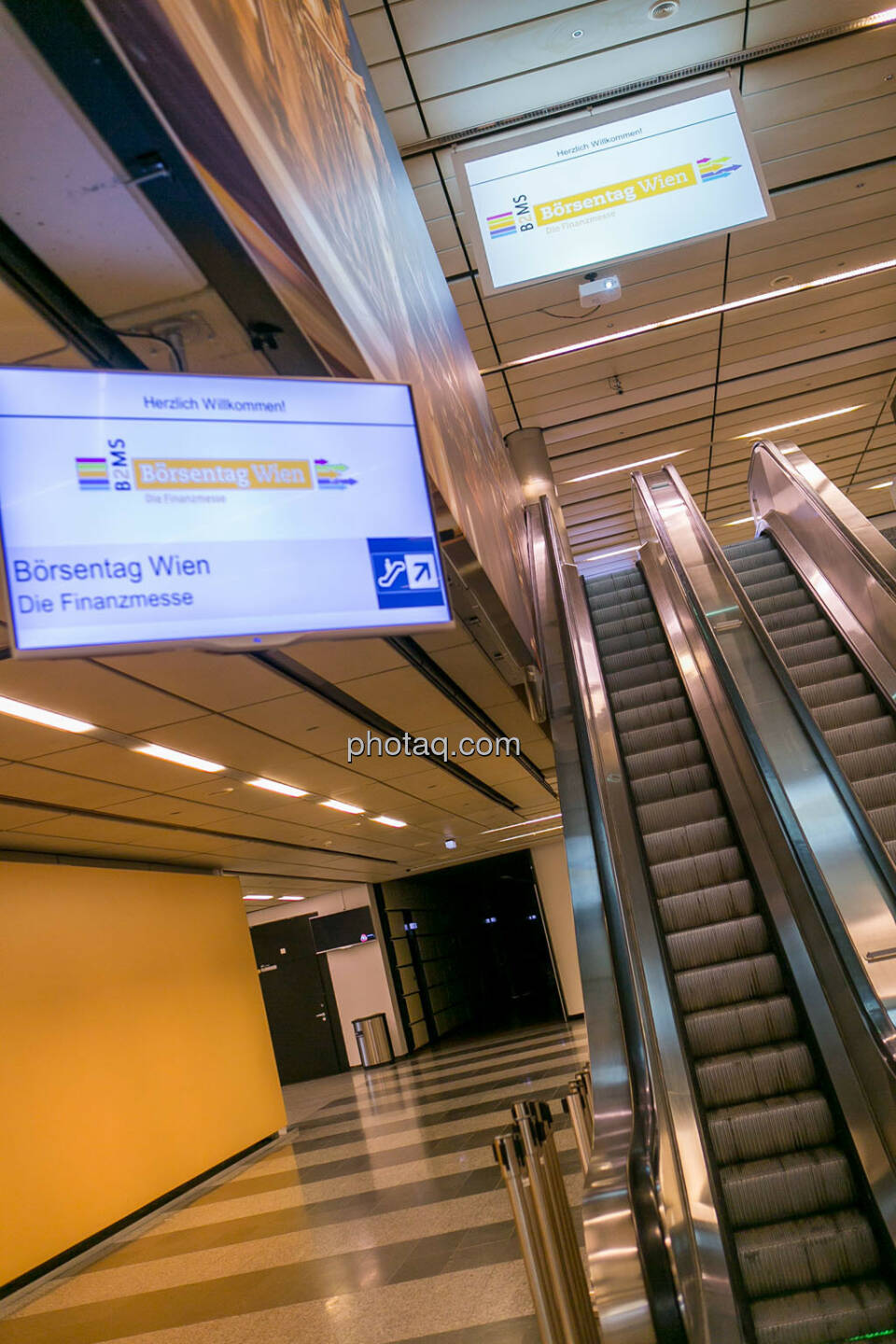 Börsentag Wien, 20.5.2017, Rolltreppen, Austria Center