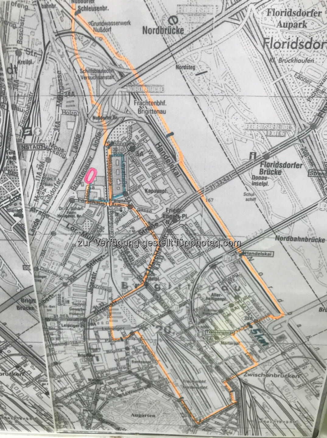 Map Brigittenauer Lauf - 10k 