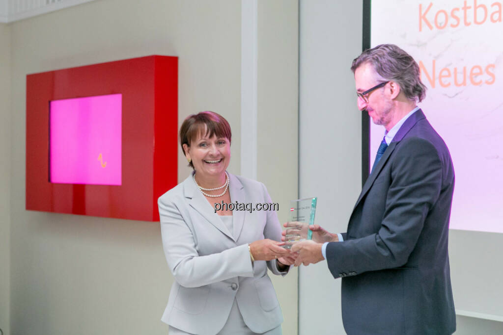 Herta Stockbauer (BKS), Josef Chladek (BSN), Number One 2016, Details siehe http://boerse-social.com/numberone/2016, © Martina Draper/photaq (29.05.2017)