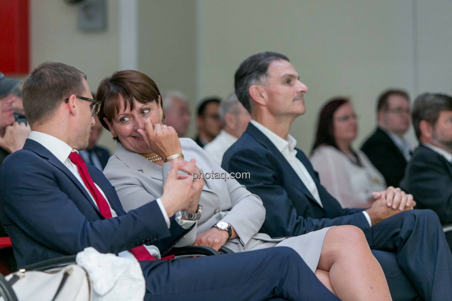 Klaus Ofner (Wienerberger), Herta Stockbauer (BKS), Peter Haidenek (Polytec)