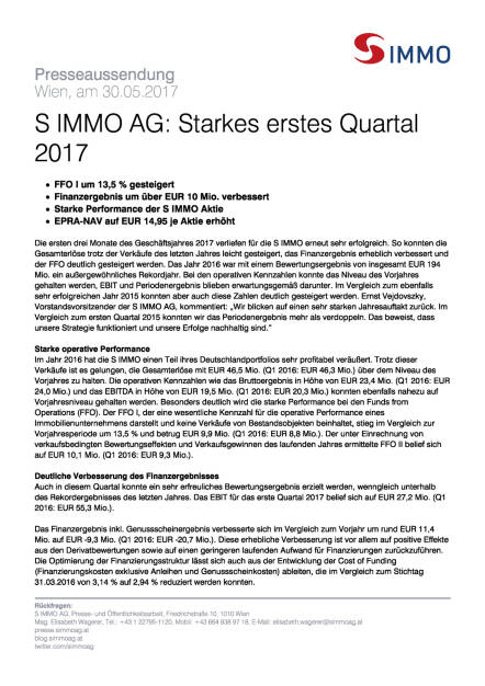 S Immo: Q1 2017, Seite 1/3, komplettes Dokument unter http://boerse-social.com/static/uploads/file_2268_s_immo_q1_2017.pdf (30.05.2017) 
