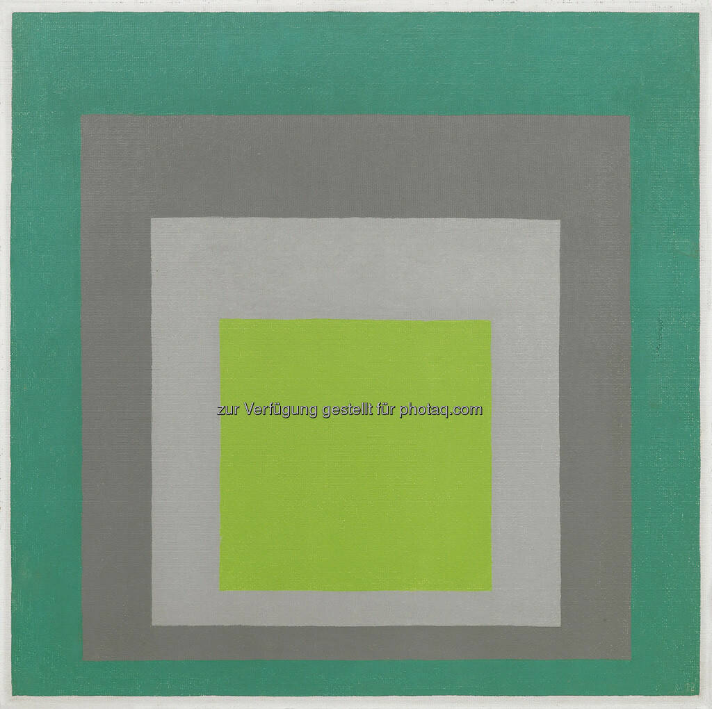 Josef Albers (1888 - 1976) Homage to the Square Spring In, 60 x 60 cm, erzielter Preis € 220.300, © Dorotheum  (17.05.2013) 