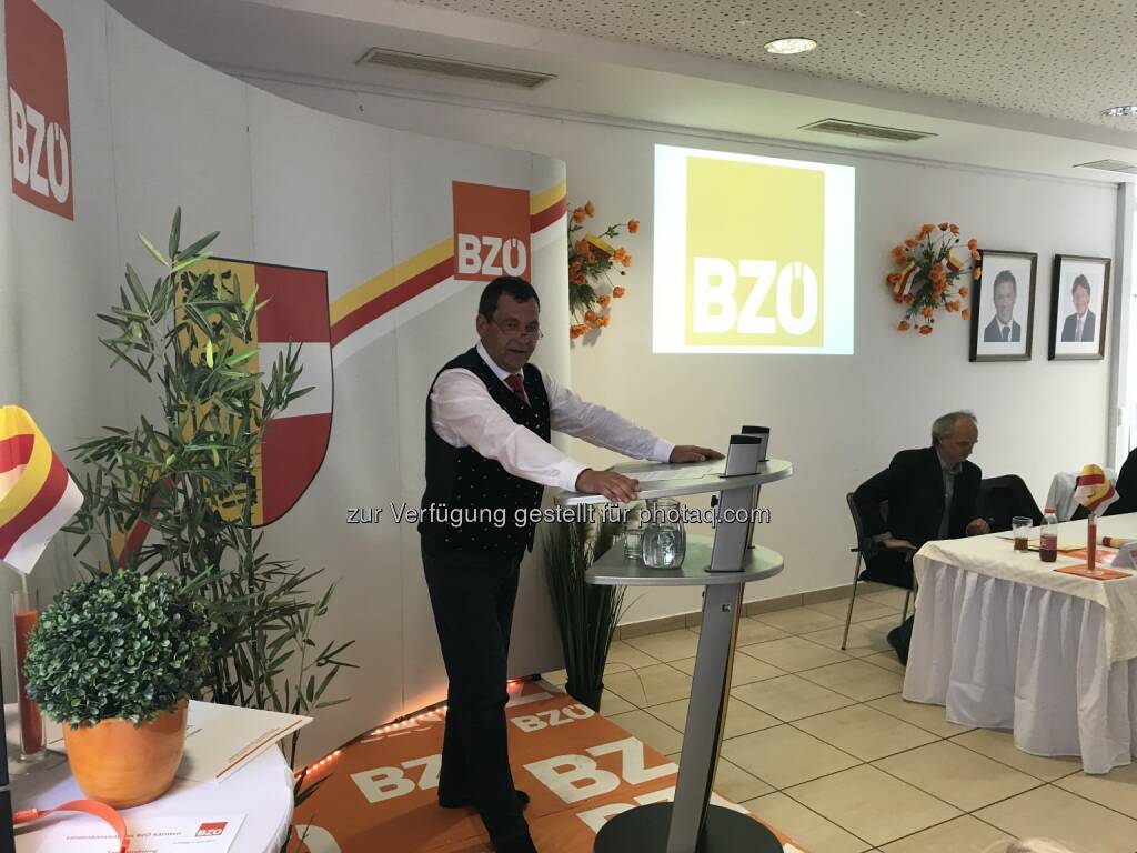 BZÖ-Kärnten Landesobmann Helmut Nikel - Bündnis Zukunft Österreich - BZÖ: Grafensteiner Gemeindevorstand Nikel neuer Obmann des BZÖ-Kärnten! (Fotocredit: BZÖ Kärnten), © Aussender (06.06.2017) 