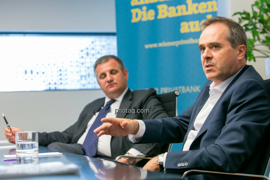 Eduard Berger (Vorstand Wiener Privatbank) - Wolfgang Matejka (CIO Wiener Privatbank und Fondsmanager bzw. Geschäftsführer Matejka & Partner Asset Management) - (Fotocredit: Martina Draper) (14.06.2017) 