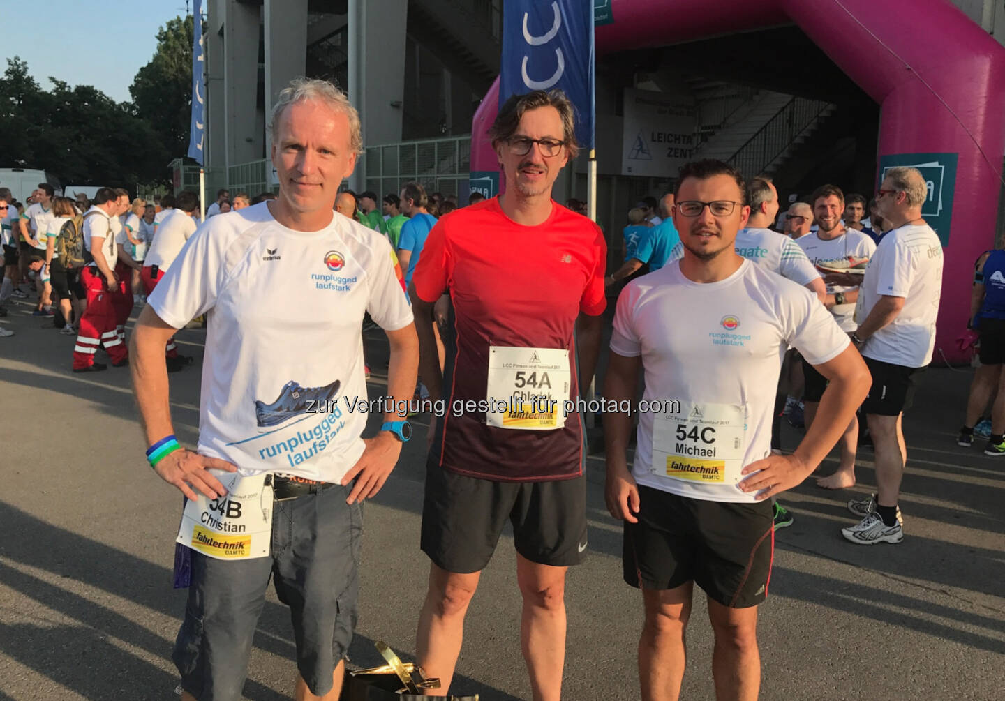 Runplugged Laufstark Team - Christian Drastil, Josef Chladek, Michael Plos