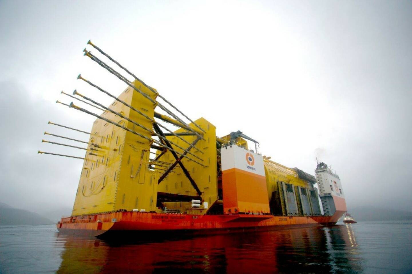 OMV - It was a majestic arrival, when the giant Aasta Hansteen substructure sailed into the fjords of Western Norway last Sunday. After 60 days of journey half around the world, the 46,000 tons and 200 meter long steel structure anchored safely and is now waiting for mating with the topside before it is transported to its final destination in the Norwegian Sea. Find out more here: http://bit.ly/2tVDkEz