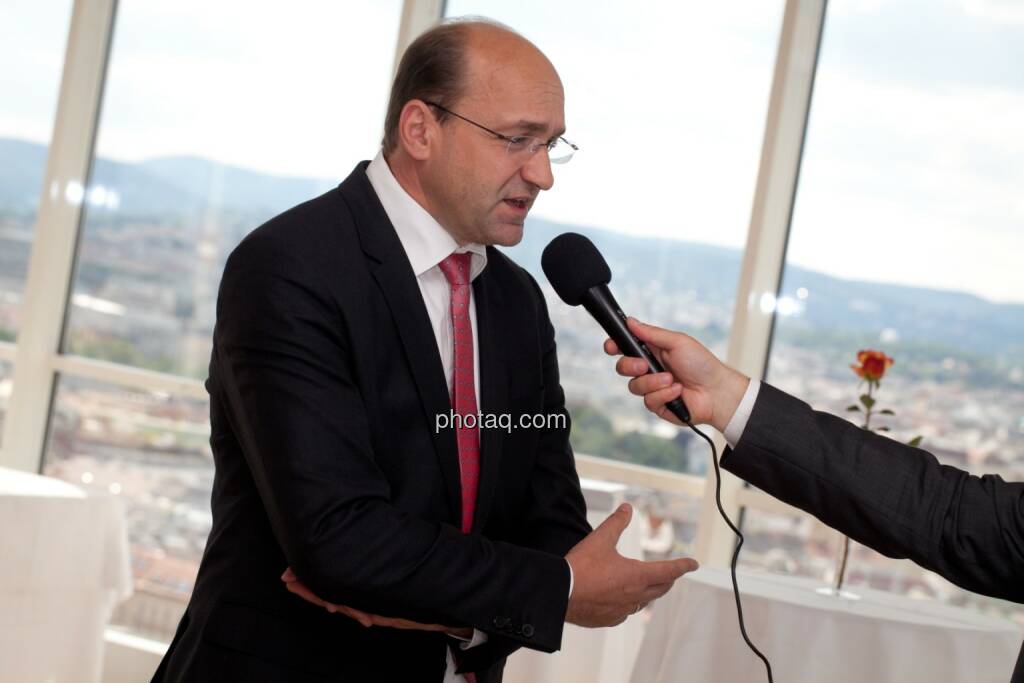 Ernst Huber (dad.at Bank) im Interview mit boersenradio.a, © Michaela Mejta (04.07.2017) 