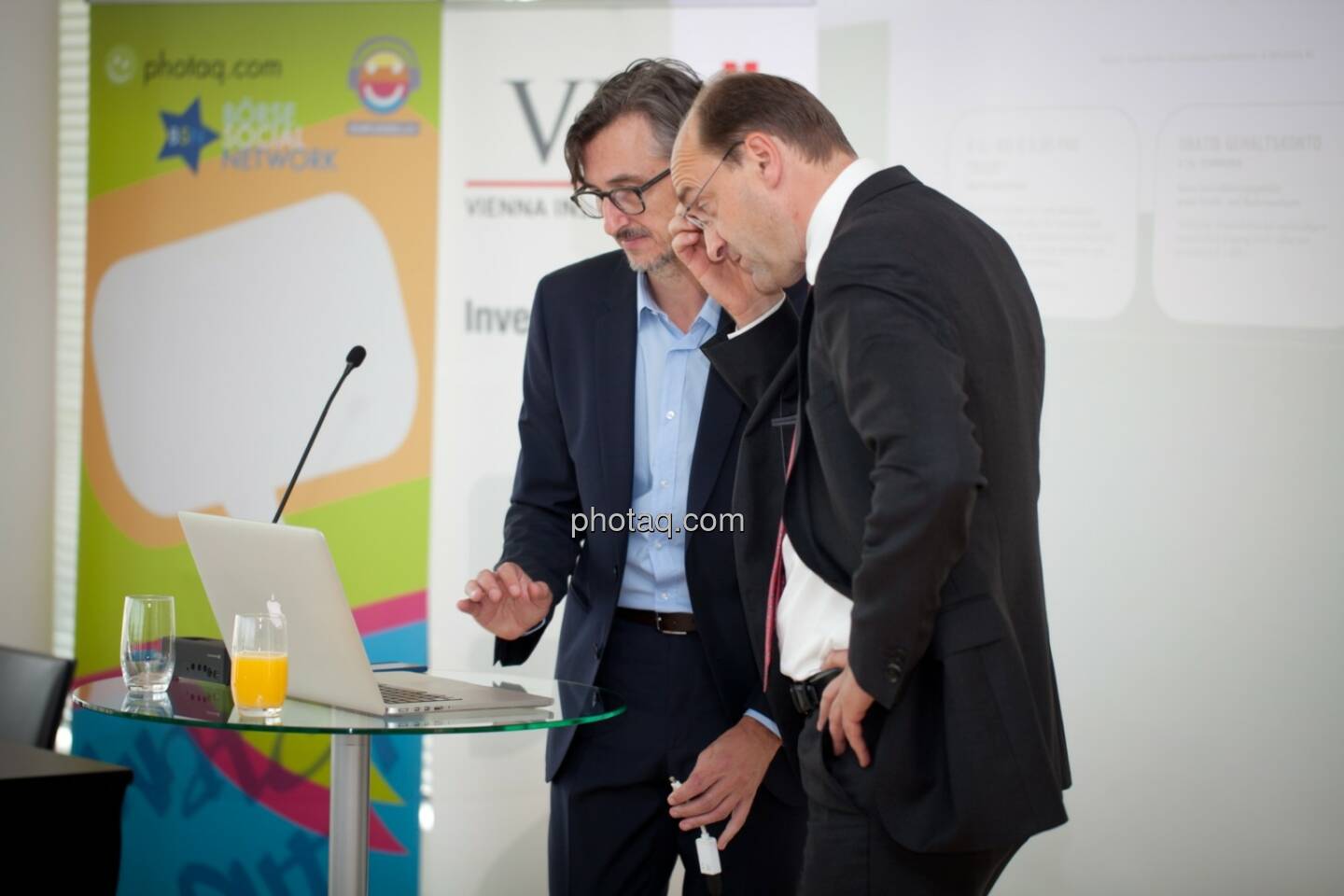 Josef Chladek (Börse Social Network), Ernst Huber (dad.at Bank)