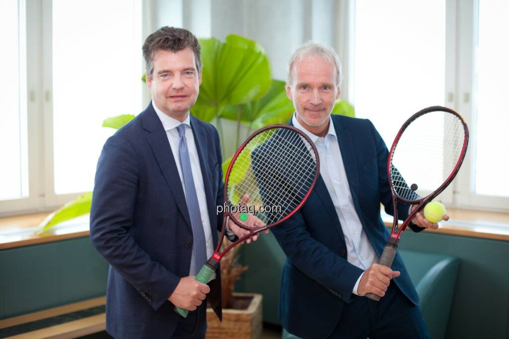 Großes Tennis: Marc Tüngler (DSW), Christian Drastil (BSN), © Michaela Mejta (04.07.2017) 