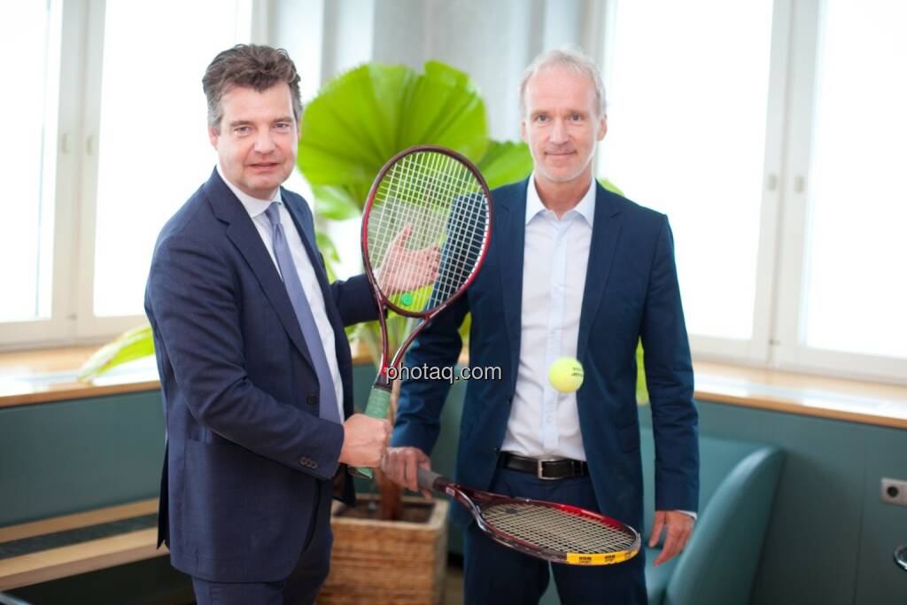 Großes Tennis: Marc Tüngler (DSW), Christian Drastil (BSN), © Michaela Mejta (04.07.2017) 